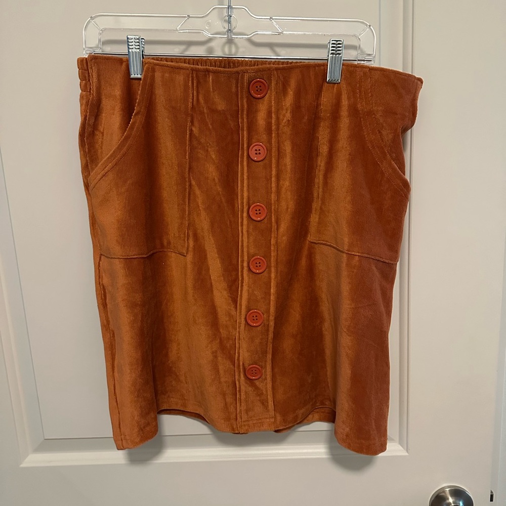 LuLaRoe Addie Corduroy Skirt